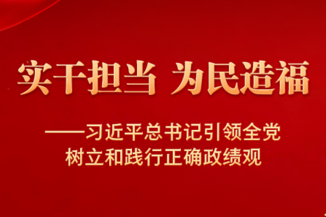 實干擔(dān)當(dāng) 為民造福——習(xí)近平總書記引領(lǐng)全黨樹立和踐行正確政績觀